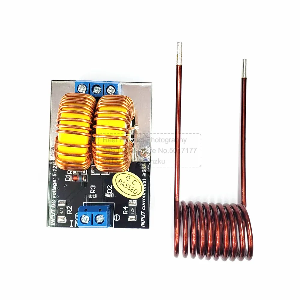DC 5-12V 120W Mini ZVS Induktionsheizplatine DIY Herd ohne Wasserhahn Flyback Driver Heizung Zündspulenmodul Image