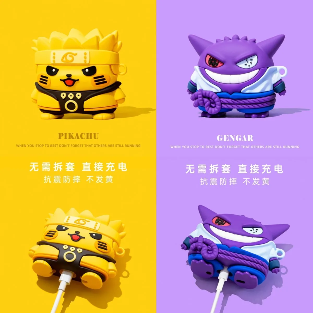 Für Airpods 1 2 3 4 Pro Pro 2 Pro 3 Silikon-Kopfhörerhülle Zubehör Schutzhülle Image