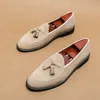 Männer Klassische Fransen Schuhe Runde Kappe One Step Outdoor Bequemes Fahren Lefu Schuhe Gentleman