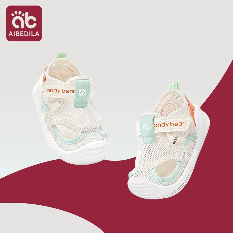 Baby Wanderschuhe Sommer Jungen Mesh Schuh 1-3 Jahre Mädchen Sandalen Weiche Sohle Anti-rutsch Kinder Casual Schuh leichte Baby Schuhe Image