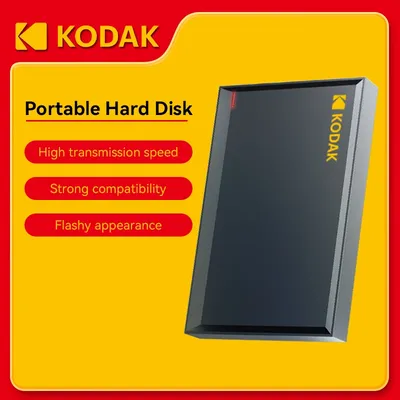 KODAK HDD 2.5 Inch Portable External Hard Drive 500GB 1TB 2TB USB 3.0 Storage Compatible for PC Mac Desktop MacBook