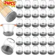 Couvre-pieds de chaise en Silicone, 24/4 pièces, protecteurs de sol en bois dur avec coussinets en feutre épais, antidérapants, nivellement de meubles, couvre-pieds de Table