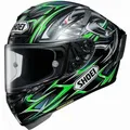Shoei X-Spirit 3 Casco moto integrale da strada Shoei X-14 X-Quatorteen YYanagawa 5 TC-4 Casco verde nero