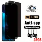 3 pièces 9H dureté confidentialité verre trempé pour Google Pixel 9a 8 8a 8 Pro 9 Pro protecteurs d'écran anti-espion Pixel 7 Pro 7a 6a 5 Film