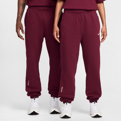 Nike NOCTA NOCTA Fleece CS Tracksuit Bottoms - Red - Cotton/Polyester