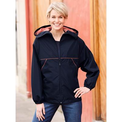 Langjacke CLASSIC BASICS, Damen, Gr. 48, blau (marine), 100% Polyester, unifarben, Langarm, Jacken Image