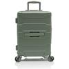 Hartschalen-Trolley HEYS "ReNew, verschiedene Größen und Farben", Gr. B/H/T: 35cm x 50,5cm x 23,3cm 47 l, grün (evergrün), Kunststoff, clean, matt, casual,Basic, Koffer, Koffer Reisegepäck herausnehmbares Innenfutter Volumenerweiterung