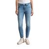 Boyfriend-Jeans MARC O'POLO DENIM "aus Organic Cotton-Mix", Damen, Gr. 27, Länge 32, blau (medium blau), Obermaterial: 98% Baumwolle, 2% Elasthan, unifarben, lässig geschnitten normal, Jeans