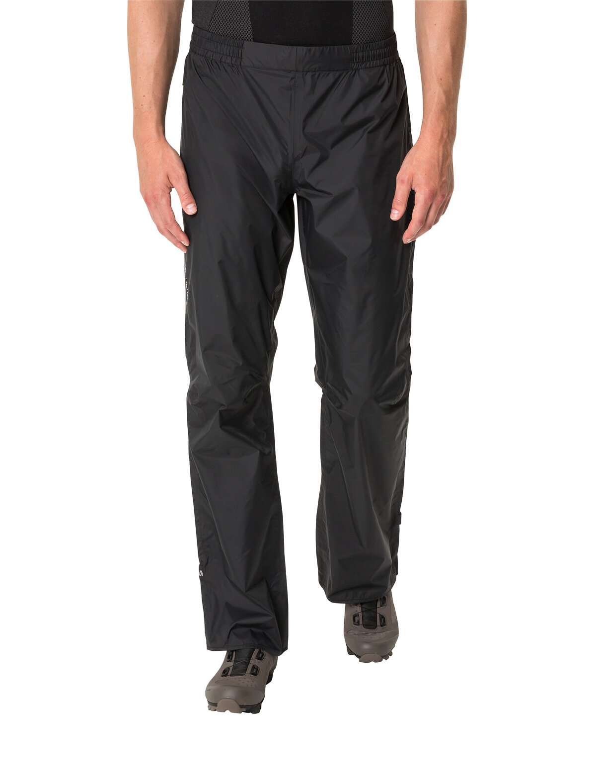Fahrradhose VAUDE "MEN'S DROP PANTS II", Gr. S, N-Gr, schwarz (schwarz, schwarz), Obermaterial: 100% Polyester, Sportlich, Hosen Image