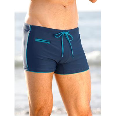 Badehose FEEL GOOD, Herren, Gr. 7, Normalgrößen, blau (dunkelblau), Polyamid, Elasthan, Badehosen Image