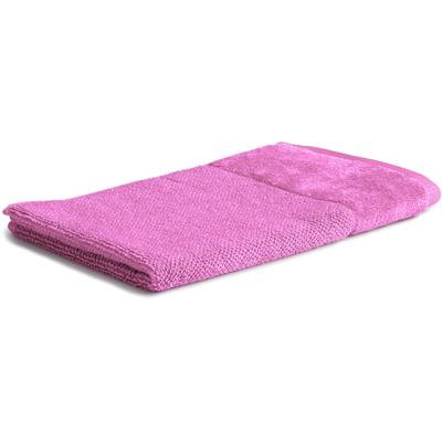 Gästehandtuch MÖVE "Bamboo Luxe", lila (berry), B:30cm L:50cm, Walkfrottier, Obermaterial: 60% Baumwolle, 40% Viskose, Handtücher (Packung), besonders weich & voluminös Image