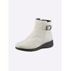 Stiefelette CASUAL LOOKS, Damen, Gr. 39, beige (ecru), Glattleder, Schuhe