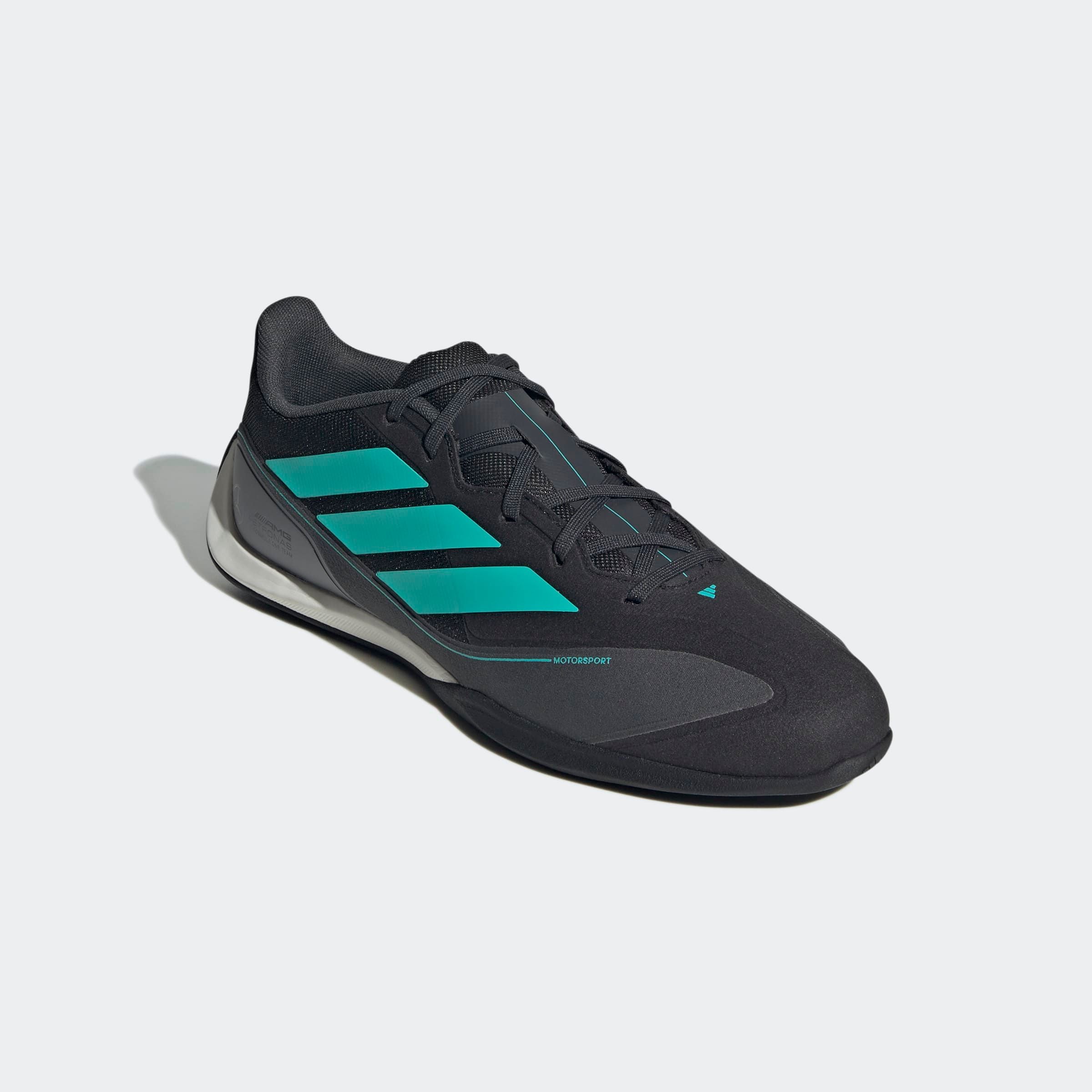 Sneaker ADIDAS PERFORMANCE "ADIDAS FEROZA BASE MERCEDES AMG PETRONAS F1 TEAM SCHUH", Damen, Gr. 47, schwarz (core schwarz, semi mint rush, iron metallic), Synthetik, Textil, Schuhe Sneaker