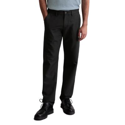 Chinohose MARC O'POLO "aus reiner Bio-Baumwolle", Herren, Gr. 30, Länge 32, schwarz, Obermaterial: 84% Baumwolle, 16% Leinen, unifarben, elegant, gerade, unten schmal normal, Hosen Image