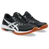 Hallenschuh ASICS "GEL-ROCKET 12", Gr. 38, schwarz-weiß (schwarz, weiß), Synthetik, sportlich, Schuhe