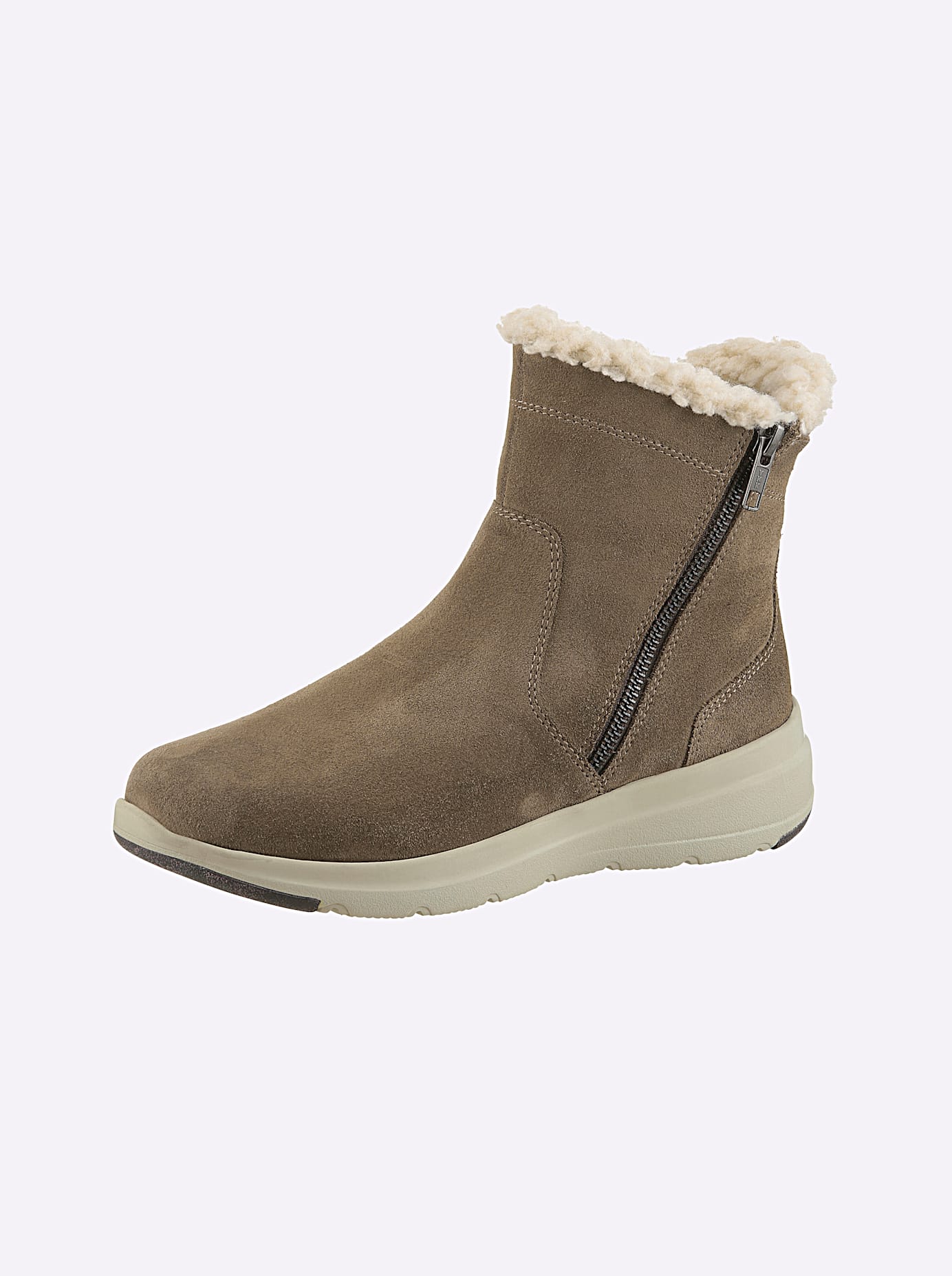 Stiefelette CASUAL LOOKS, Damen, Gr. 39, beige, Schuhe Stiefelette