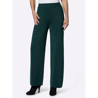 Schlupfhose LADY, Damen, Gr. 23, Kurzgrößen, blau (petrol), 50% Viskose, 20% Polyester, 20% Polyamid, 10% metallisierte Fasern, unifarben, Hosen Image