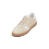 Sneaker MARC O'POLO "aus hochwertigem Rindleder", Damen, Gr. 38, sesame, sanftes weiß, Obermaterial: 100% Leder, unifarben, Schuhe