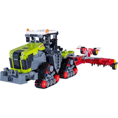 Konstruktions-Spielset JAMARA "CaDA, Claas Xerion 5000 Trac TS 1:32 Bricks", grün, Spielbausteine, Kinder, Kunststoff Image