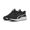Laufschuh PUMA "Skyrocket Lite 2 Laufschuhe Erwachsene", Gr. 40.5, schwarz-weiß (schwarz, weiß silber metallic), Obermaterial: Synthetik, Textil; Futter: Textil; Innensohle: Textil; Laufsohle: Synthetik, Gummi, Schuhe