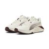 Trainingsschuh PUMA "FLORAL RIBBON PWRHybrid Sneakers Damen", Gr. 41, warm weiß ruby shimmer rot, Obermaterial: Textil, Synthetik; Futter: Textil; Innensohle: Textil; Laufsohle: Gummi, Schuhe