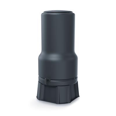 Regentonne PROSPERPLAST "Aquabell", grau (anthrazit), H:127,0cm Ø:58cm, Polyethylen, Regentonnen Image