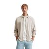Langarm-Poloshirt MARC O'POLO "aus weicher Bio-Baumwolle", Herren, Gr. M, grau (dapple gray), Obermaterial: 100% Baumwolle, unifarben, casual, regular fit, Kurzarm, Shirts