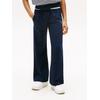 Sweathose TOMMY HILFIGER "TOMMY SCRIPT SWEATPANT", Mädchen, Gr. 10 (140), N-Gr, blau (schwarz night navy), Sweatware, Obermaterial: 80% Baumwolle, 20% Polyester, unifarben, casual, regular fit lang, Hosen, für Kinder bis 16 Jahre, mit Logo-Schriftzug