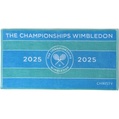 Badetuch CHRISTY "Wimbledon", aqua, sea, B:70cm L:133cm, Walkfrottier, Baumwolle, Handtücher (Packung), besonders saugfähig und flauschig Image
