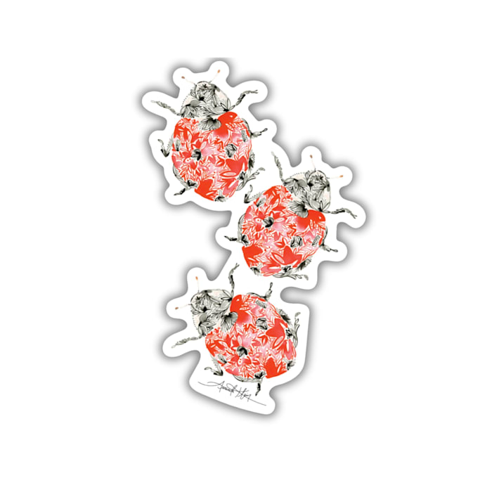 Amanda Klein Co. Ladybug Vinyl Sticker