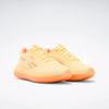 Walkingschuh REEBOK "DMX COMFORT + 2.0", Gr. 39, bleached gelb, sunkissed orange, clay, Textil, Synthetik, sportlich, Schuhe
