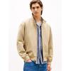 Blouson TOMMY HILFIGER "HARRINGTON JACKET", Herren, Gr. M, braun (camel), Web, Obermaterial: 85% Polyester, 15% Polyamid, casual, Langarm elastischer Bund, Jacken