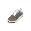 Sneaker MARC O'POLO "aus edlem Veloursleder", Herren, Gr. 45, gray pin, griffin, Obermaterial: 100% Leder (Rind), unifarben, Schuhe