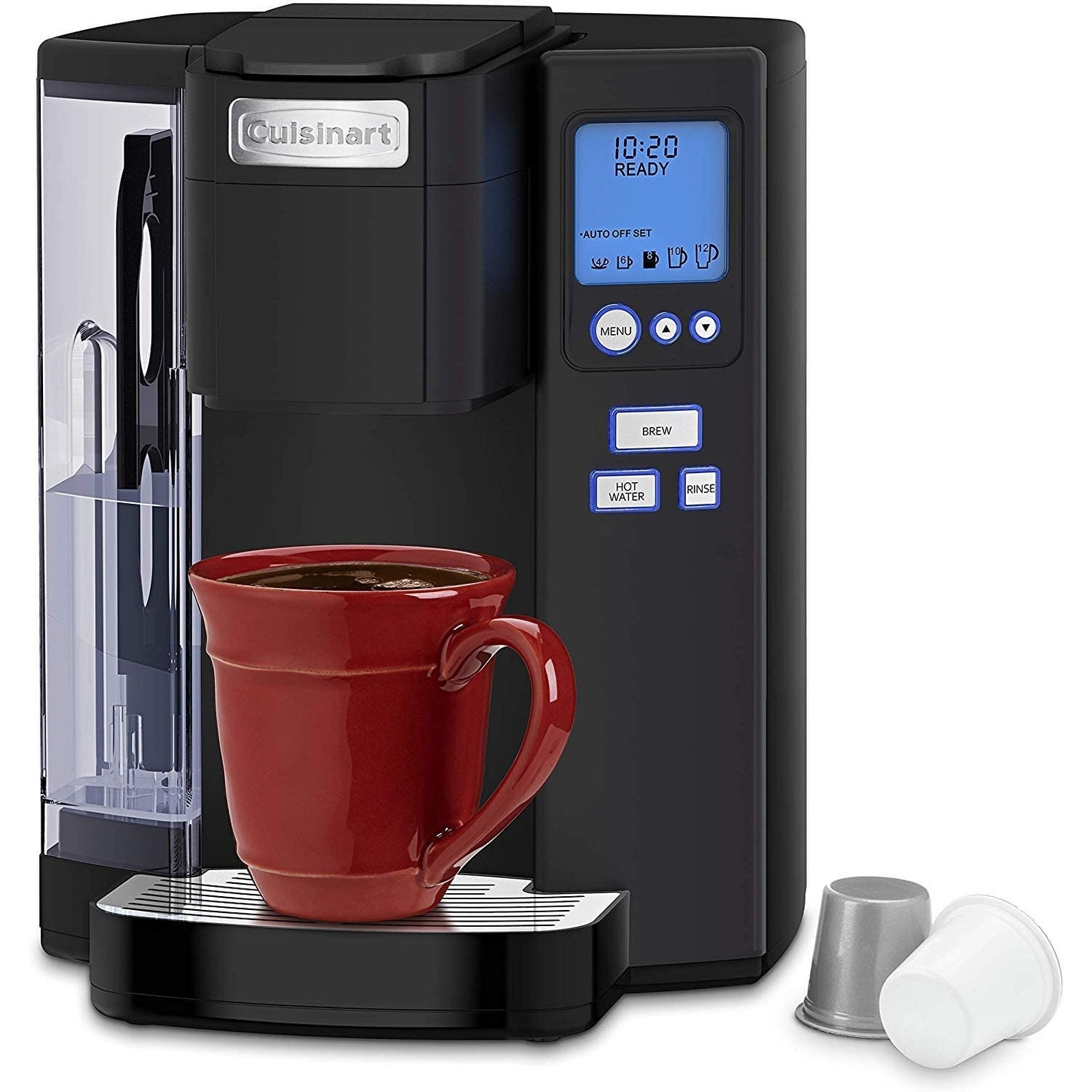Cuisinart SS-10MB Premium Single-Serve Coffeemaker Coffeemaker, 72 Oz, Matte Black - 14 x 13 x 11 inches