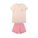 Sanetta Mädchen-Schlafanzug kurz rosa | Hochwertiger und bequemer Schlafanzug aus Baumwoll-Modal-Mix für Mädchen. Pyjamaset für Mädchen 152