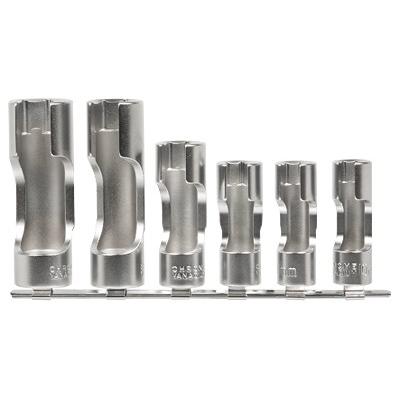Sw Stahl Steckschlüsseleinsätze, 3/8, 10-19 mm, offen, 6-teilig [Hersteller-Nr. 01482L] Image