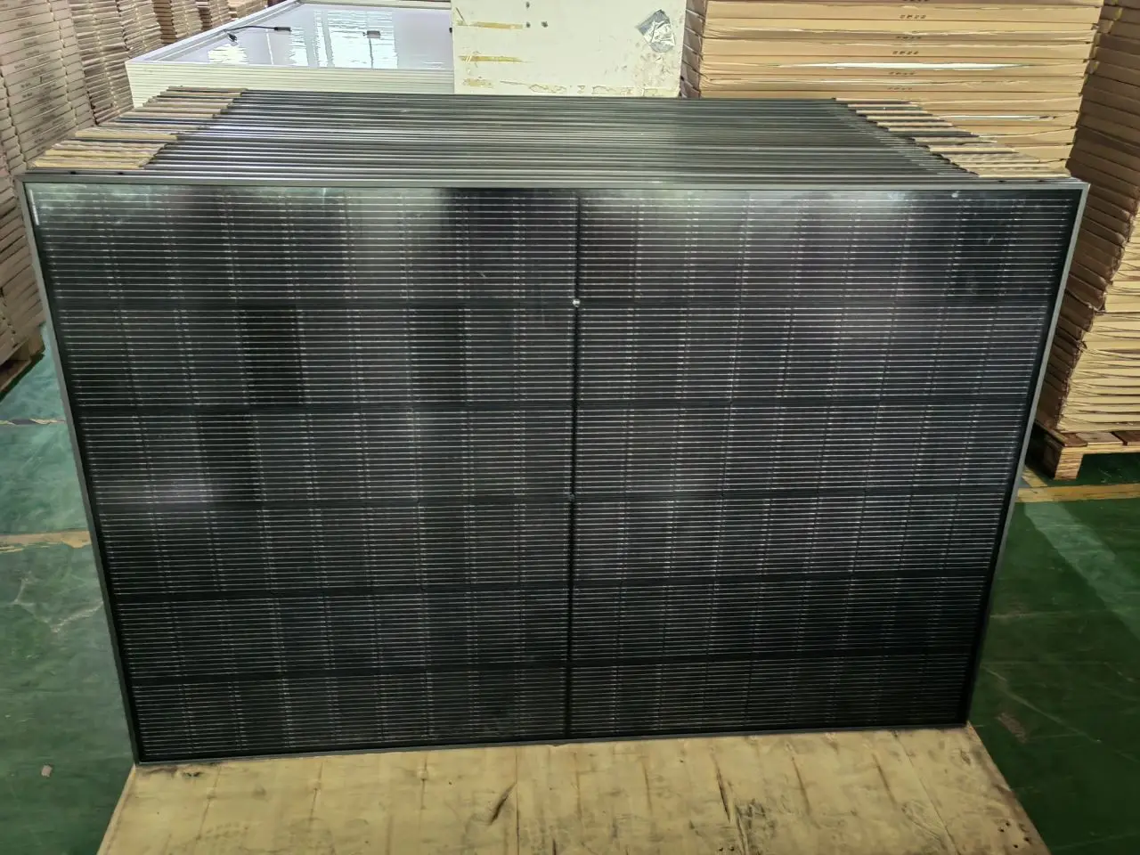 Mono-Solarpanel aus gehärtetem Glas, 550 W, 36 V, Solar-Ladegerät, Solar-Home-Kit, Aus-On-Grid-System, Auto, Wohnwagen, Camping Image