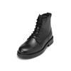 Stiefelette MARC O'POLO "aus edlem Rindleder", Damen, Gr. 45, schwarz, Obermaterial: 100% Leder (Rind), unifarben, Schuhe