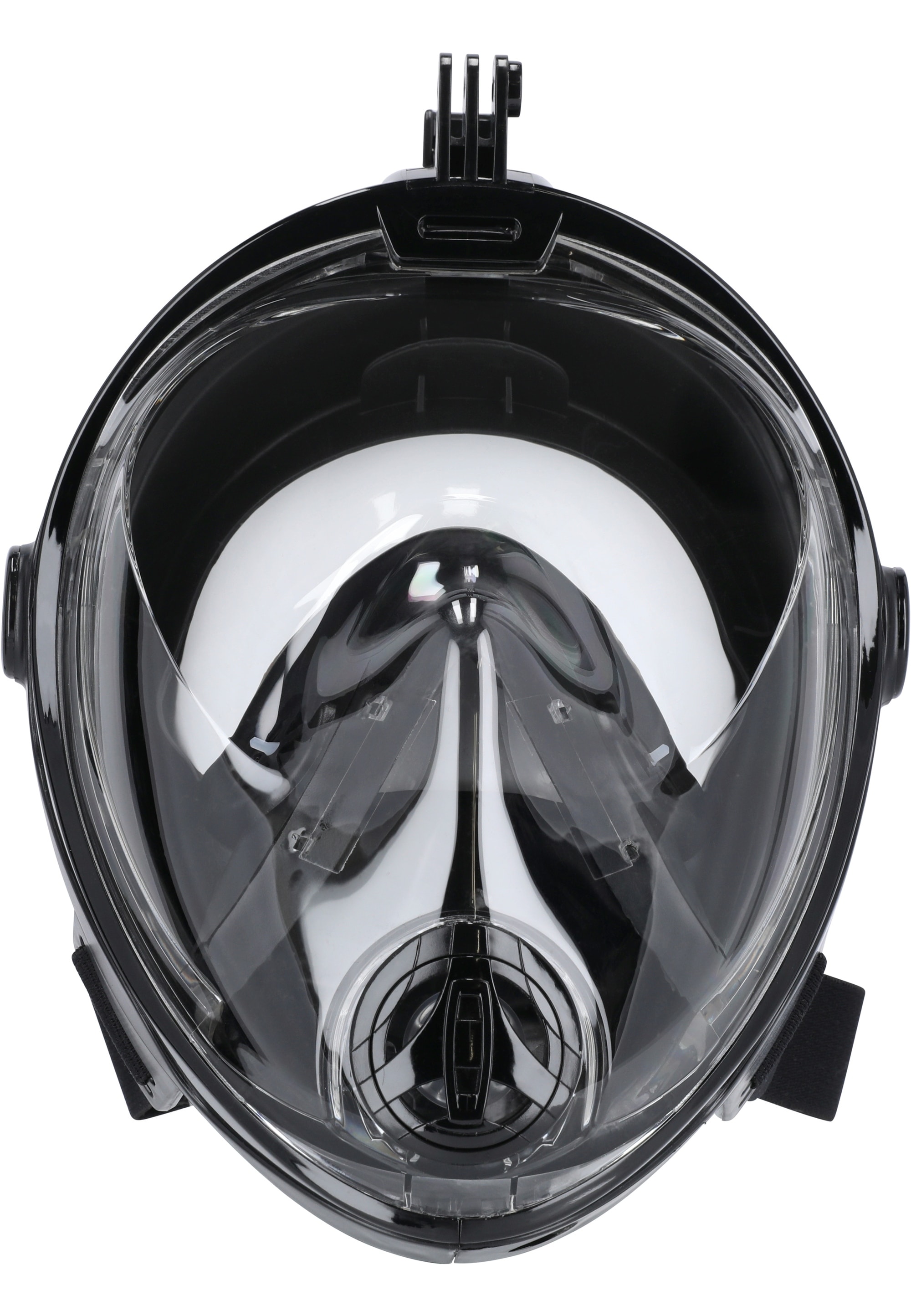 Taucherbrille REZO "Thresher Full Face Mask" Gr. L, schwarz, Sportbrillen, Damen, L/XL, mit großer Panoramascheibe Image