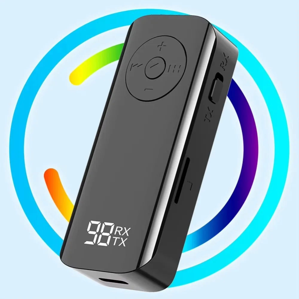 M06 Auto Wireless 5.3 Adapter, Aux Auto 2-in-1 Wireless Receiver Sender, für TV Audio, Projektor, Computer Image