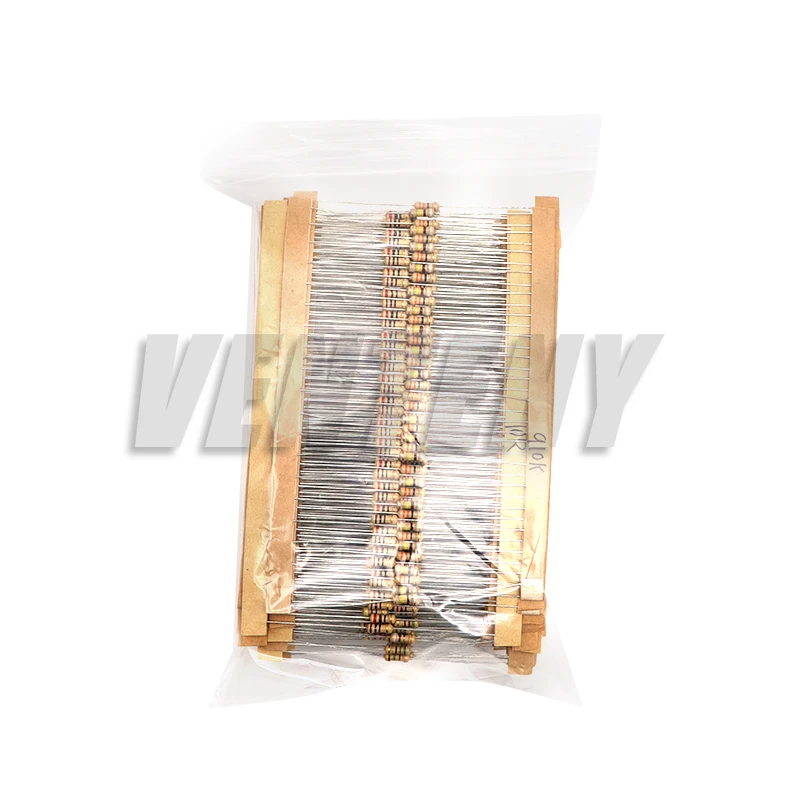 860 teile/los 1/4w Carbon Film Widerstand Kit 5% Widerstand sortiert Set 43 Werte x 20 Stück 1r-1m Ohm 0,25 w Proben paket Image