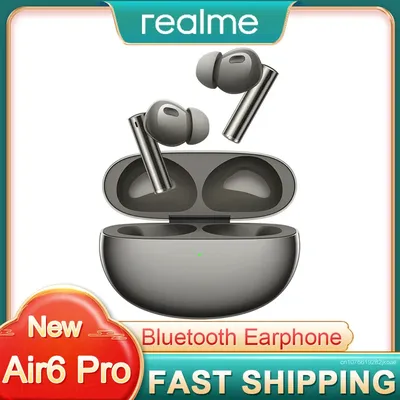 Neue Realme Buds Air6 Pro Kopfhörer Drahtlose Bluetooth 5,3 Ohrhörer 50dB Aktive Noise Cancelling Headset HiFi HD Mic Anruf Kopfhörer Image