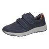 Klettschuh WALDLÄUFER "K-JOHN", Herren, Gr. 8 (42), bunt (dunkelblau, cognac), Nubukleder, Nappaleder, casual, Schuhe, Komfortschuh, Bequemschuh, Klettschuh in Extraweite K