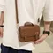 1 pièces sac à bandoulière hommes sac à bandoulière à la mode mâle en cuir PU sacs à bandoulière petit sac de messager de Style rabat pour sac à main