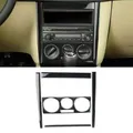 Per VW Golf 4 Jetta Bora MK4 R32 GTI 1999-2004 Controllo centrale CD AC Aria condizionata Radio Pannello Telaio di copertura Trim Piano Nero
