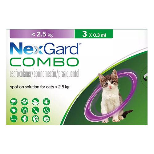 Nexgard Combo Pour Chats Jusqu'à 5.5lbs 6 Pack