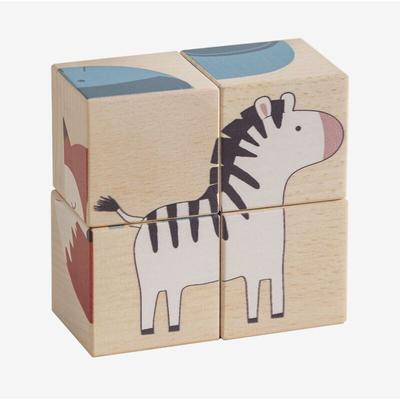 SKLUM 4-teiliges Holzpuzzle Lopart Kids Jungle Image
