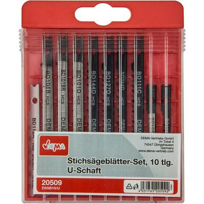 Stichsägeblätter Set 10 teilig U-Schaft DSSB10 Image