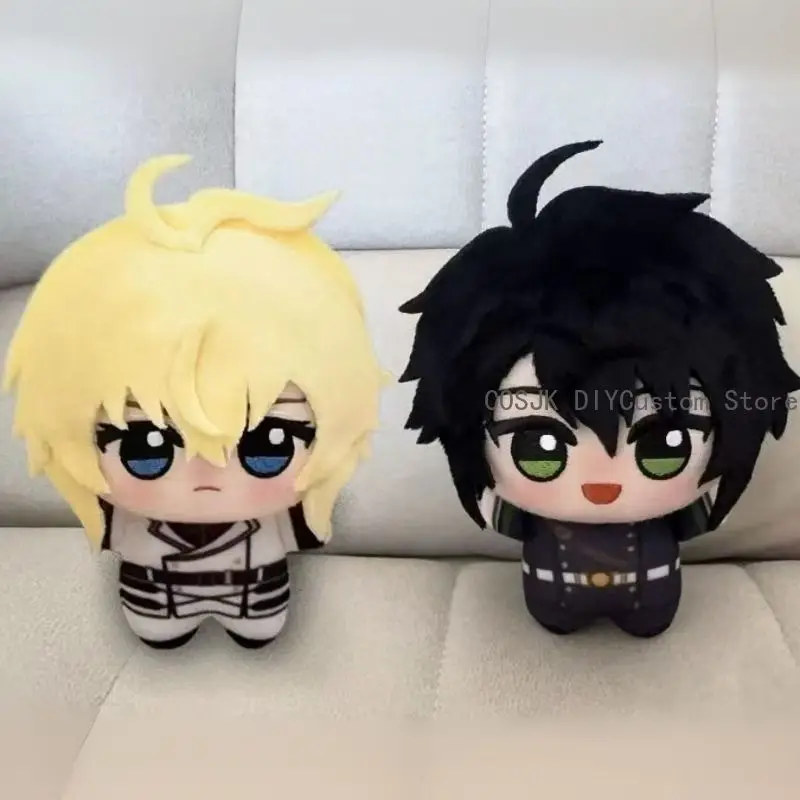 10CM Anime Seraph of the End Hyakuya Mikaela 10CM Mini Gefüllte Plüschtier Anhänger Niedliche Figur Schlüsselbund Tasche Dango Geburtstagsgeschenk Image