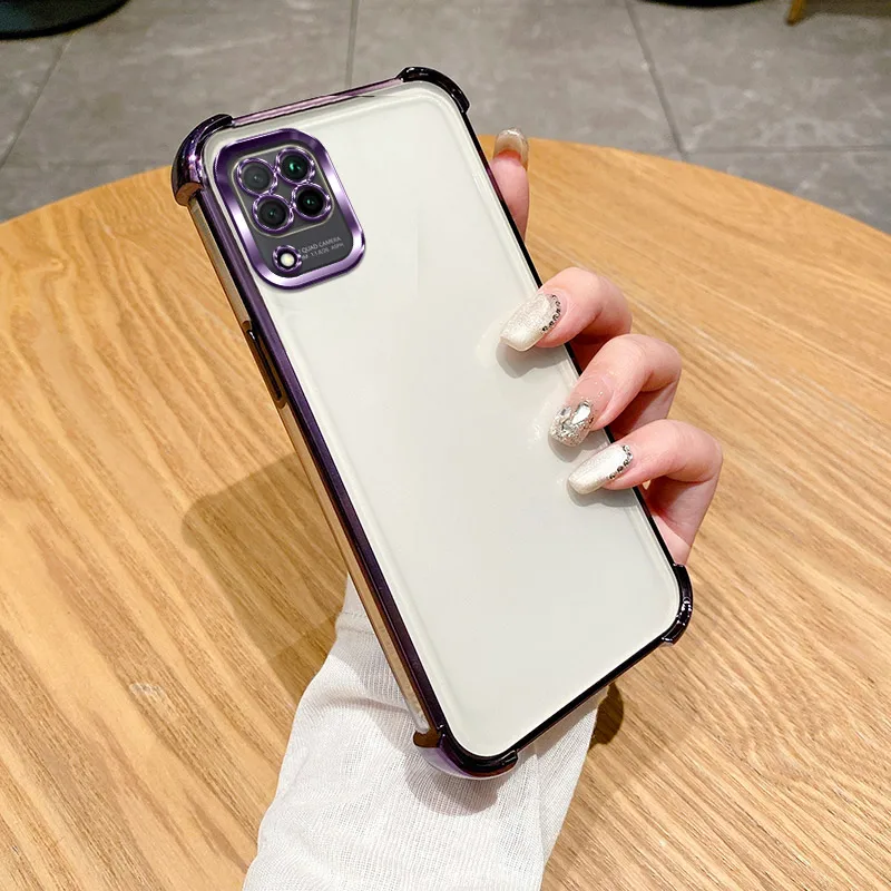 Für Samsung A12 Fall Galaxy A22 5G M53 M33 A42 F12 M12 A22 4G Telefon Fall Vier Ecken verdickung Stoßfest Überzug zurück abdeckung Image